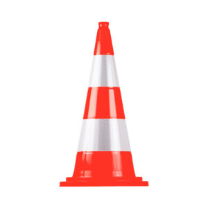 Cône de balisage orange monobloc 75 cm 7,5 kg CL2